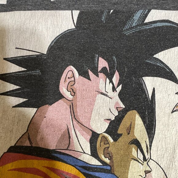 Dragonball Z Z Fighters and Ginyu Squad Face Off L Cotton Gray T-Shirt - Picture 4 of 6